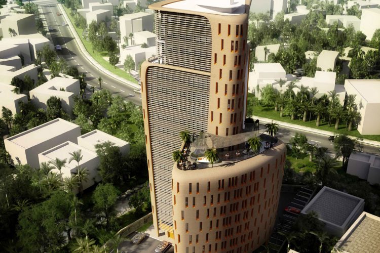 MAX Architects project Ramzi Towers Birds Eye View