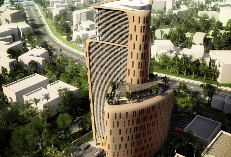 MAX Architects project Ramzi Towers Birds Eye View