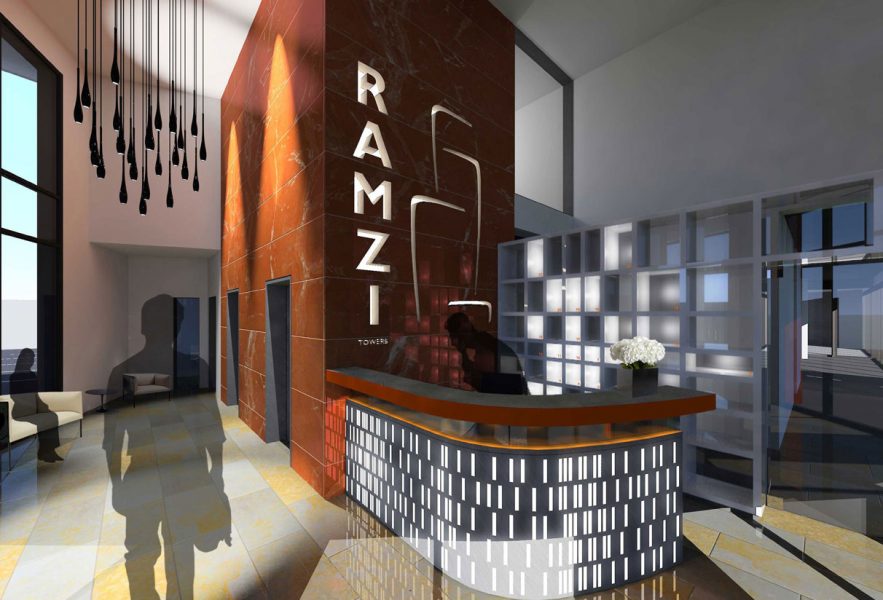 MAX Architects project Ramzi Towers Atrium