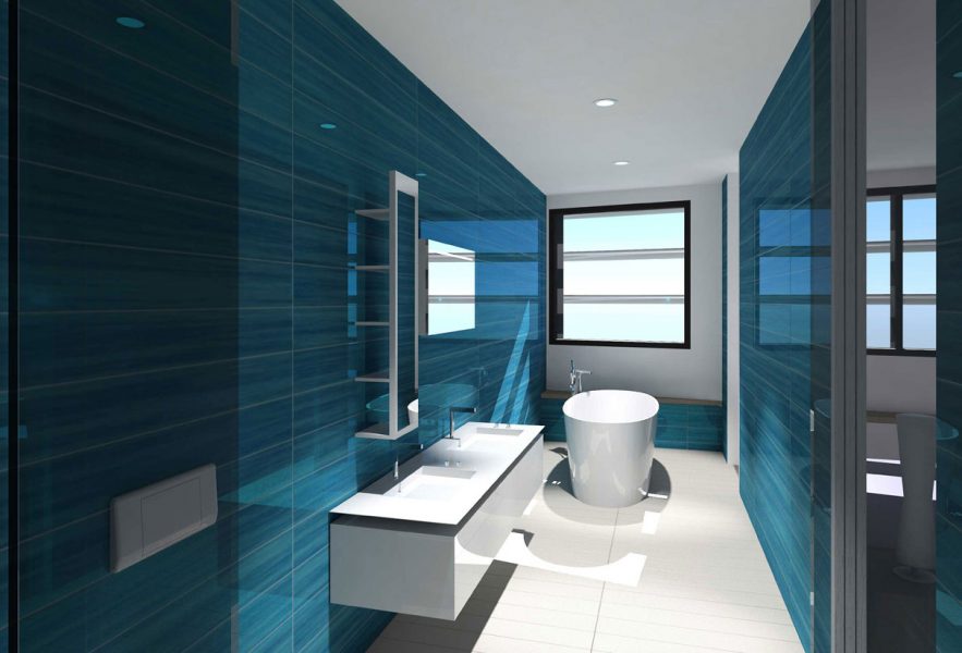 MAX Architects project Ramzi Towers Master Bathroom